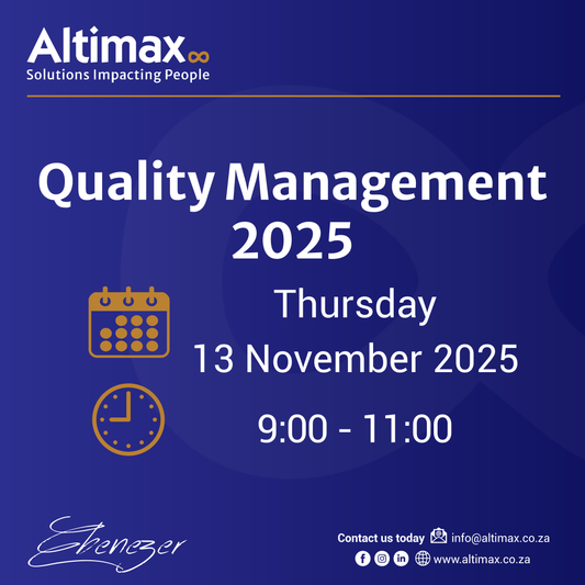 CPD - Quality management 2025 - 13 November 2025