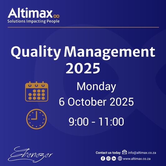 CPD - Quality management 2025 - 6 October 2025