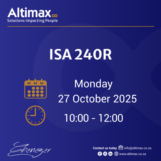 CPD - ISA 240R - 27 October 2025