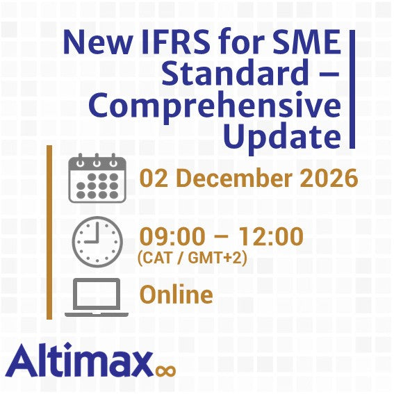 CPD - New IFRS for SMES – 3rd Edition 2025 - 2 December 2026