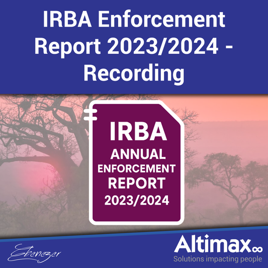 CPD recording - IRBA Enforcement Report 2023/2024