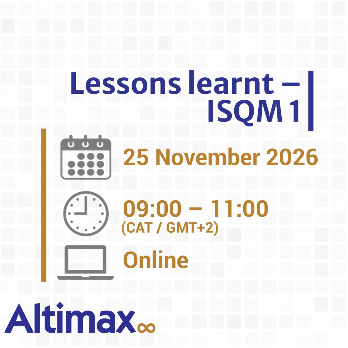 CPD - Lessons learnt - ISQM 1 - 25 November 2026