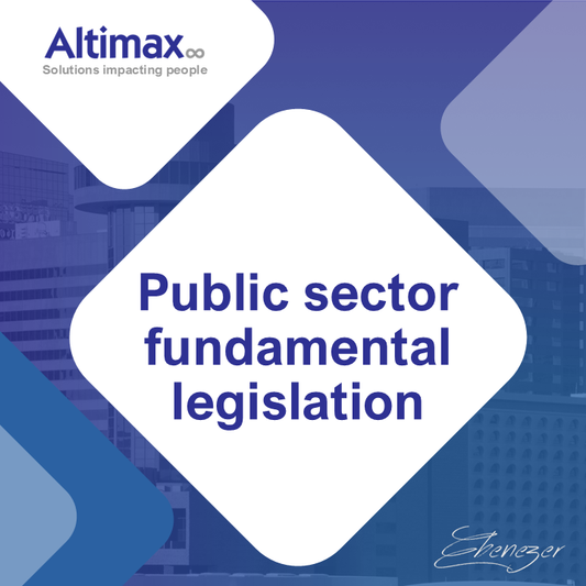 Public sector fundamental legislation - 2025